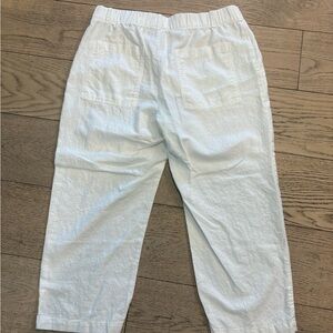 GAP White Linen Pants Relaxed Fit